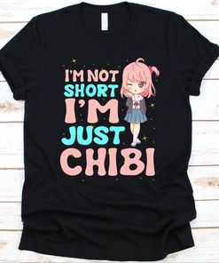 Chibi Anime Graphic Tee - Cute Gift for Anime and Manga Addicts, Unique Graphics Included
