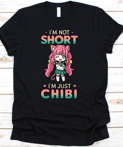 Chibi Anime Lover T-Shirt - Ideal Gift for Japanimation and Chibi Fans, Chibiru and Manga Graphics Included