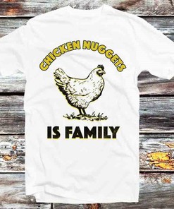 Chicken Nuggets Family Funny Sweatshirt - Cool Vintage Retro Gift for Anime Lovers and Pet Owners