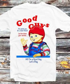 Chucky Childs Play Horror Film Tee - Great for Horror Fans, Retro Cartoon Anime T-Shirt