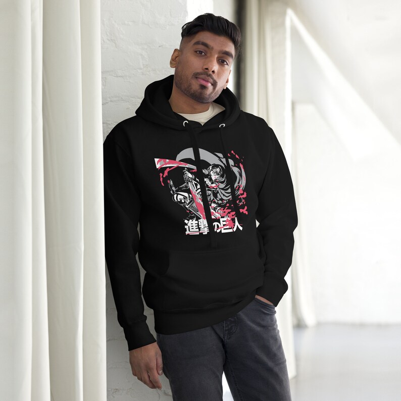 Classic Anime Graphic Tee on Bold Anime Clothing - Gift for Anime Lovers Hoodie - Image 2