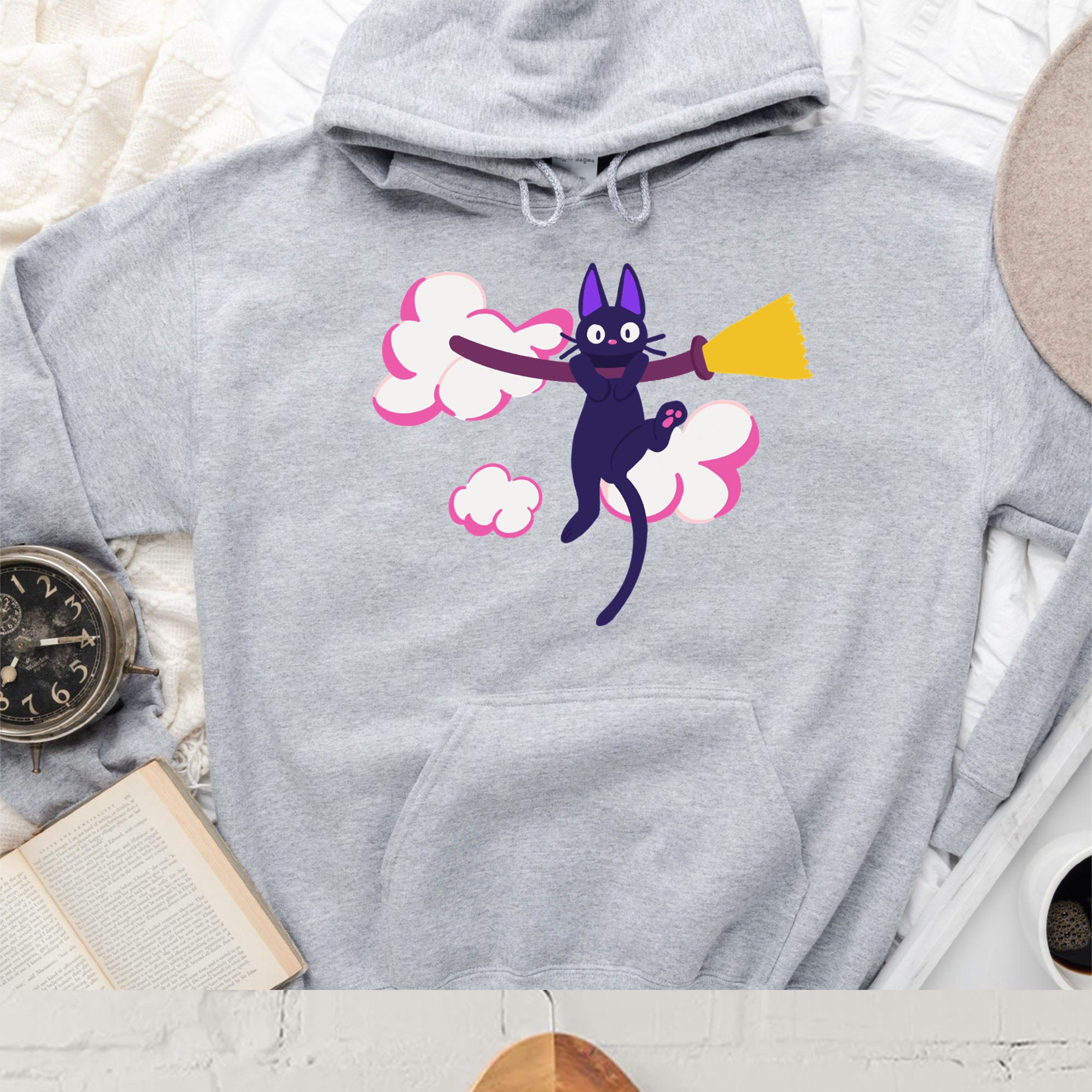 Classic Anime Tee, Ghibli Sweatshirt, and Princess Mononoke Minimalistic Hoodie - Image 3