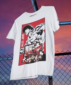 Classic Baki The Grappler Manga T-Shirt - Yujiro and Baki Hanma Unisex Tee