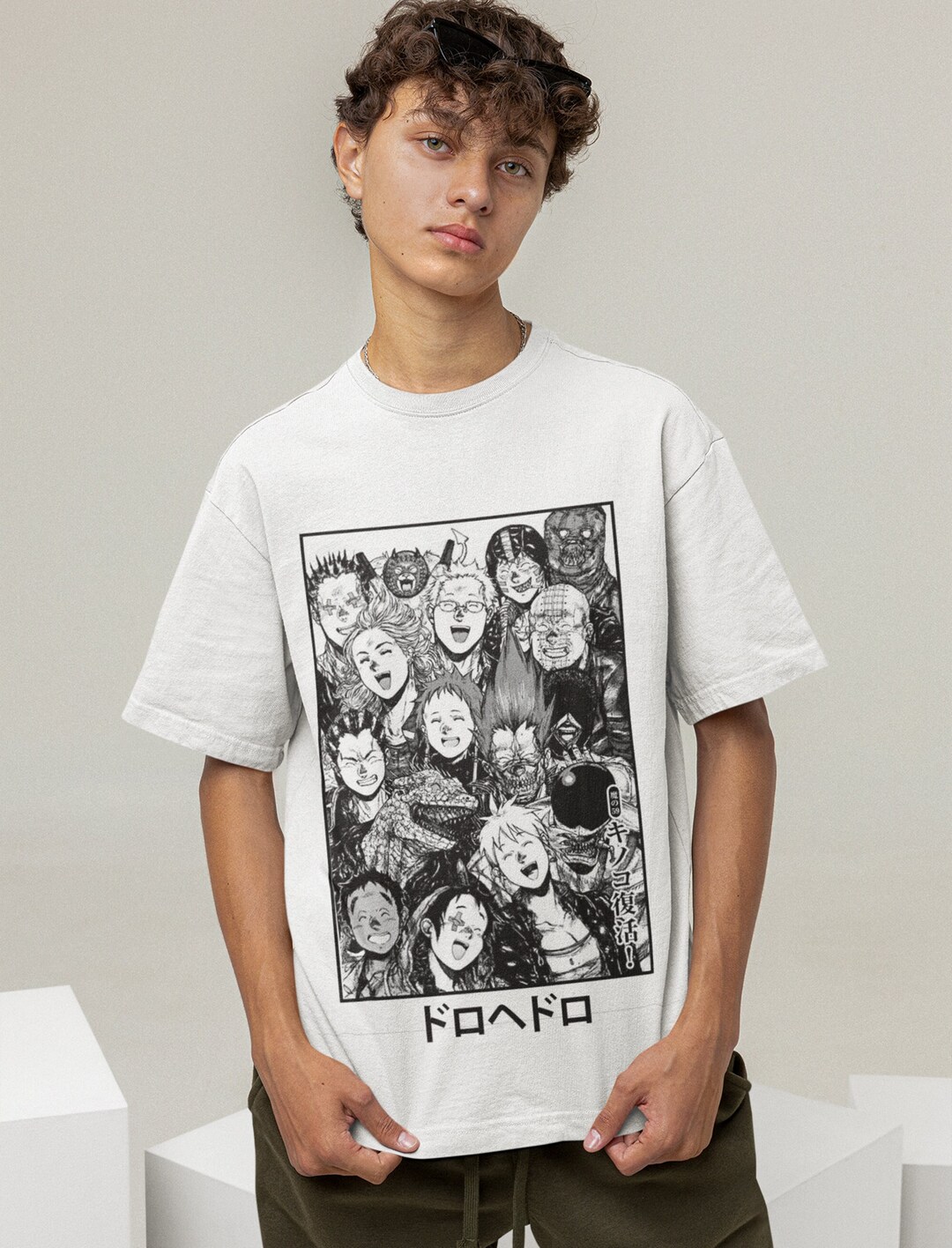 Classic Chaos Metal Poster Tee: Unisex Anime Shirt for Fans - Gift for Gothic Lovers