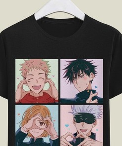 Classic Japanese Anime Tee with Vintage Manga Print T-Shirt - Fan Gift