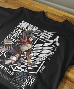 Classic Manga Lover Hoodie - Titan Anime Graphic Shirt - Vintage Tee