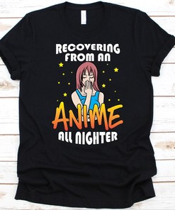 Comfortable All Nighter T-Shirt for Cosplayers and Manga Fans, Must-Have for Otakus, Ideal for Anime Lovers