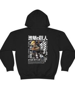 Cool Anime Gift for Him - Attack On Titan Armin Hoodie Fan Gift