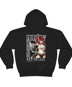 Cool Anime Gift for Him - Fairy Tail Erza Hoodie