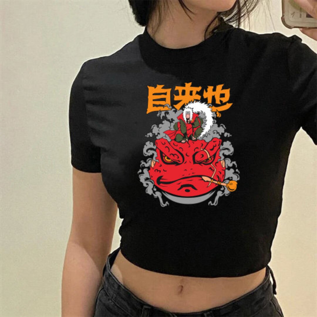 Cool Anime Tee with Japanese Style Sweatshirt for Women - Harajuku Clothing and Graphic Design