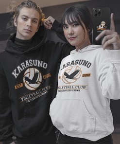 Cool Anime Volleyball Sweatshirt: Unisex Hoodie for Her and Him