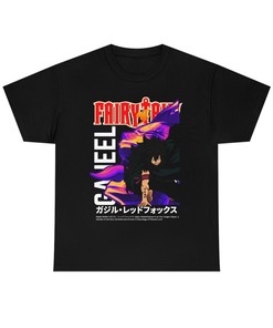 Cool Anime-Inspired Fairy Tail Gajeel Tee for Him