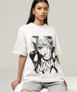 Cool Black Stones Anime Tee - Unique Nana Osaki Graphic Tee for Music Fans