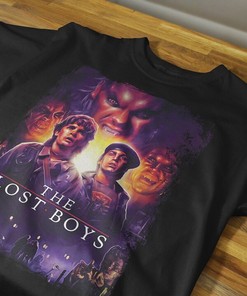 Cool Lost Boys Movie Tee - Horror Film Poster Shirt for Fans