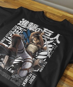 Cool Titan Manga Graphic Hoodie - Unique Anime Lover Gift