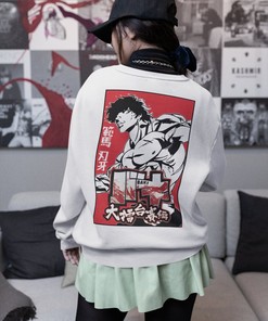 Cool Unisex Baki The Grappler Sweatshirt - Stylish Yujiro Hanma & Baki Hanma Manga Inspired Apparel