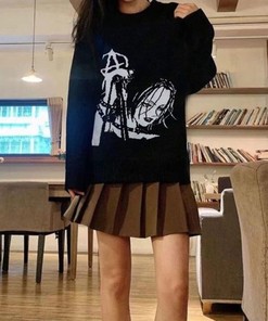Cool Unisex Vintage Anime Sweater - Knitted Anime Cardigan for Him or Her, Harajuku Clothing, Gift Idea