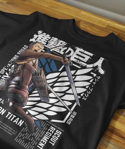 Cool Vintage Anime Hoodie - Titan Manga Graphic Lover Shirt
