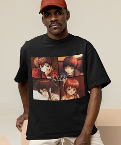 Cool Vintage Serial Experiments Lain T-Shirt - Classic Tee for Lain Fans