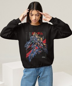 Cozy Gundam Sweatshirt - Warm Sweater for Anime Fans with Gundam Theme