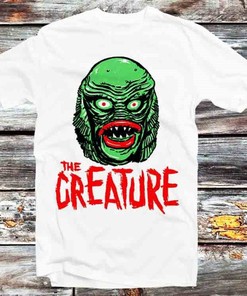 Creature From The Black Lagoon Men's Tee - Cartoon Anime Vintage Style Top