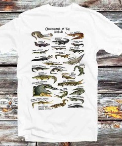 Crocodilians Of The World Alligator Crocodile T-Shirt - Fan Gift Sweatshirt for Anime Fans