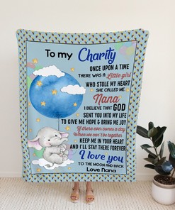 Custom Baby Elephant Quilt Blanket for Granddaughter - Great Gifts for Family