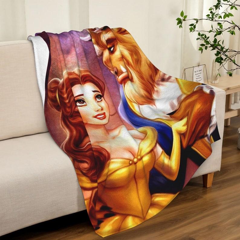 Custom Beauty and the Beast Quilt Blanket - Great Gifts for Family and Home Decor - Image 4