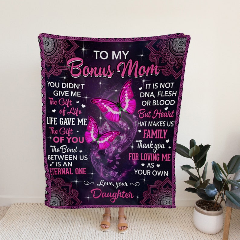 Custom Bonus Mom Quilt Blanket Bedding Set - Perfect for Bedroom Decor - Image 2