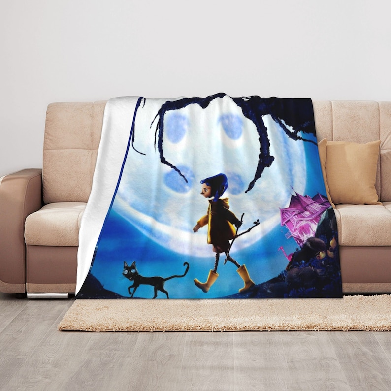 Custom Coraline Quilt Blanket Bedding Set - Great for Home Decoration and Picnic - Image 3