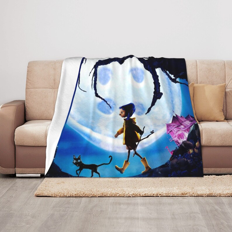 Custom Coraline Quilt Blanket Bedding Set - Great for Home Decoration and Picnic - Image 3
