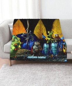 Custom Disney A Bug's Life Quilt Bedding Set Blanket - Suitable for Home Decoration and Picnic