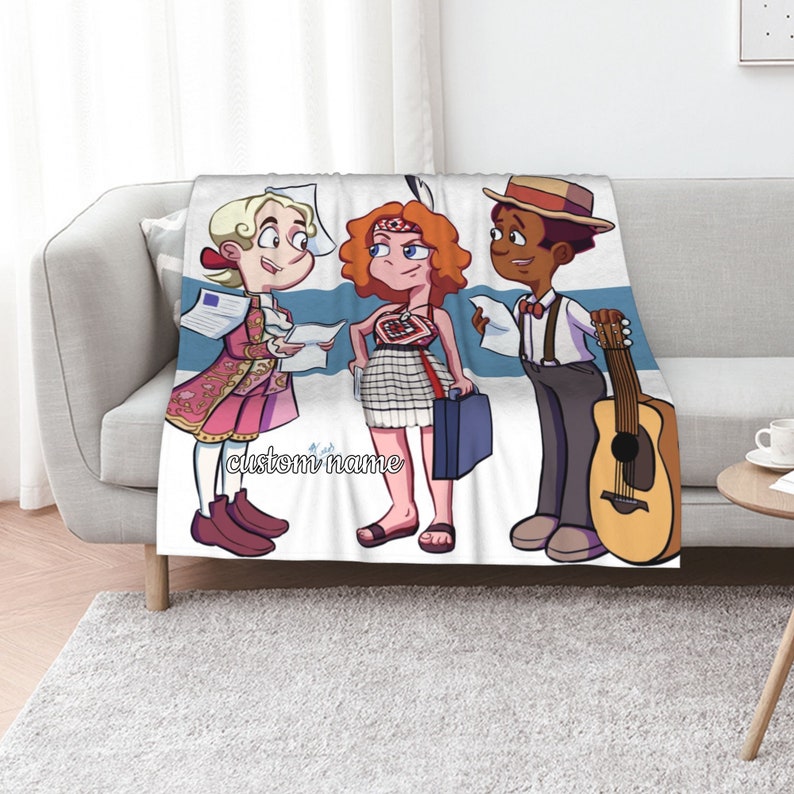 Custom Disney Milo Murphy's Law Quilt Bedding Set - Great for Picnic and Home Decor - Image 2