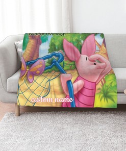 Custom Disney Piglet Quilt Bedding Set Blanket - Great Gifts for Family and Home Decor