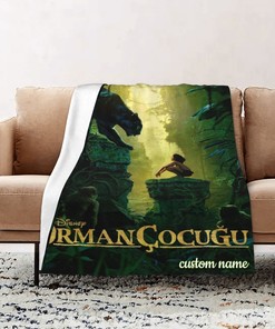 Custom Disney The Jungle Book Quilt Bedding Set Blanket - Great for Picnic and Home Decor