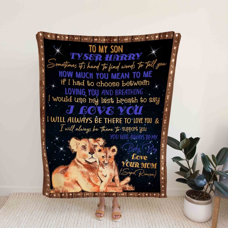 Custom King Lion Personalized Name Quilt Bedding Set - Great Gifts for Family, Home Decoration - Image 2