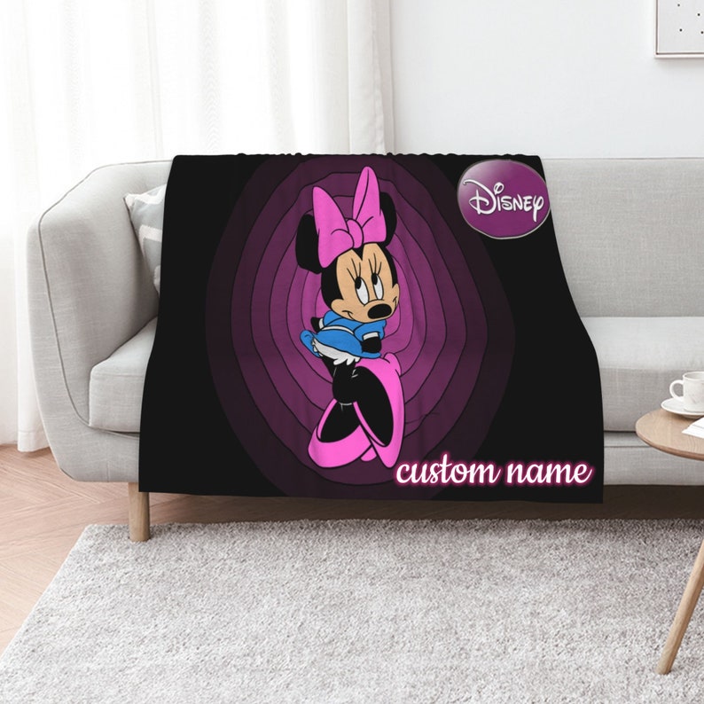 Custom Minnie Mouse Quilt Blanket Bedding Set - Great for Bedroom Decor and Home Decoration - Image 2