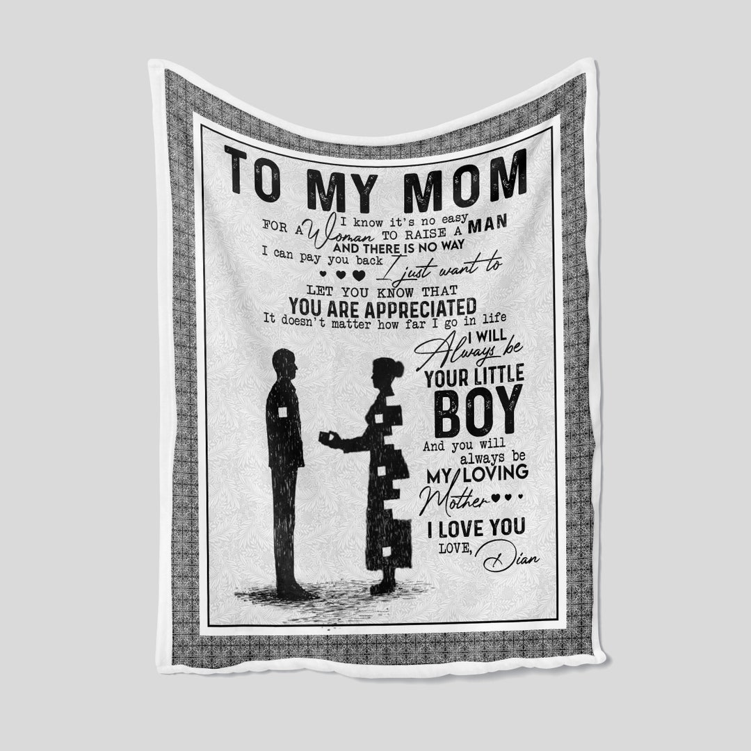 Custom Mom Personalized Quilt Bedding Set Blanket - Great for Family and Home Decoration