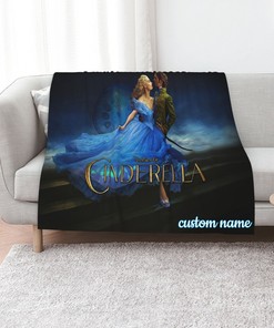 Custom Name Cinderella III A Twist In Time Quilt Bedding Set - Perfect for Bedroom Decor, Great Gifts for Family
