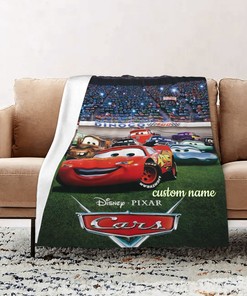 Custom Name Disney Cars Quilt Bedding Set - Perfect for Bedroom Decor, Great Gifts for Family