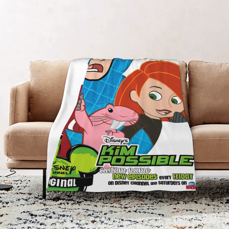 Custom Name Disney Kim Possible Quilt Blanket Bedding Set for Home Decoration and Gift - Great Gifts for Family - Image 2