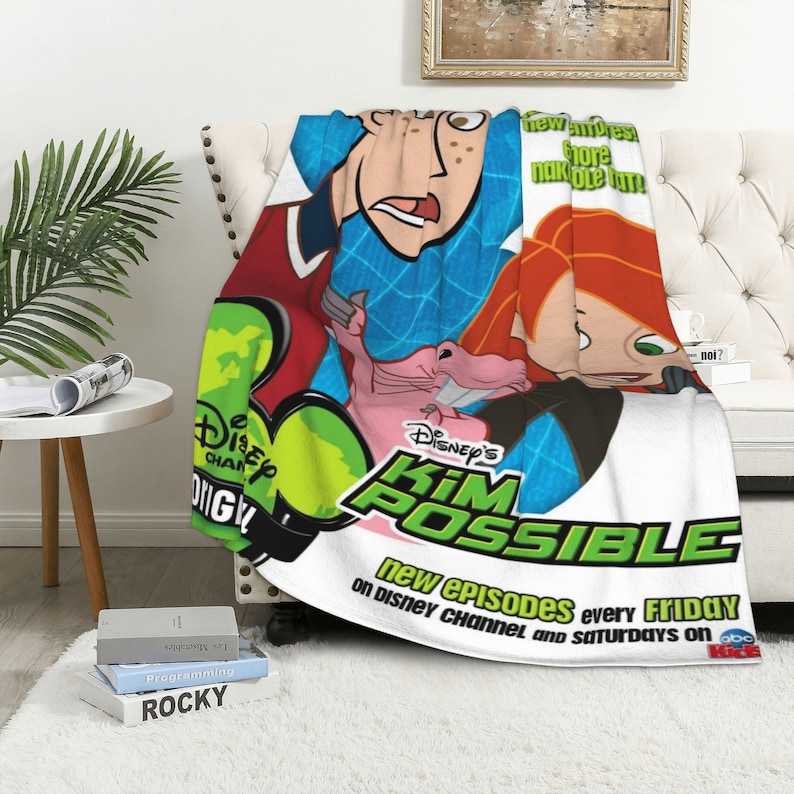 Custom Name Disney Kim Possible Quilt Blanket Bedding Set for Home Decoration and Gift - Great Gifts for Family - Image 3
