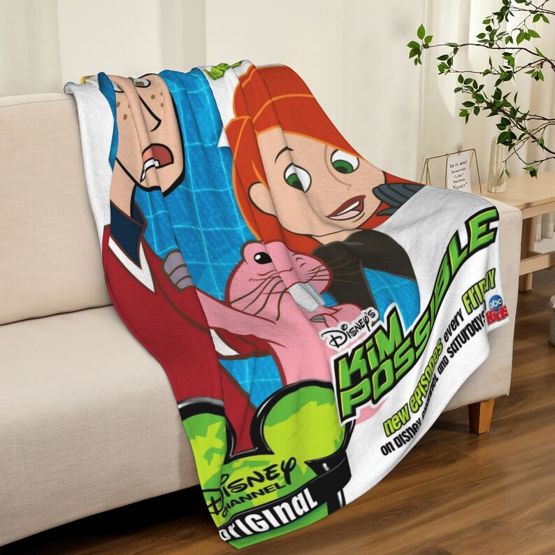 Custom Name Disney Kim Possible Quilt Blanket Bedding Set for Home Decoration and Gift - Great Gifts for Family - Image 4