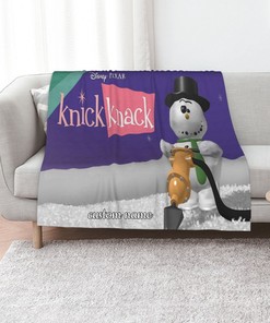 Custom Name Disney Knick Knack Quilt Bedding Set - Perfect for Bedroom Decor, Great Gifts for Family