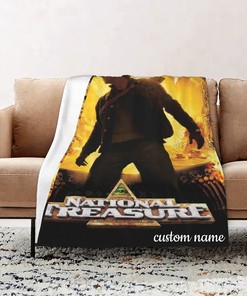 Custom Name Disney National Treasure Book of Secrets Quilt Bedding Set - Perfect for Bedroom Decor, Great Gifts for Family
