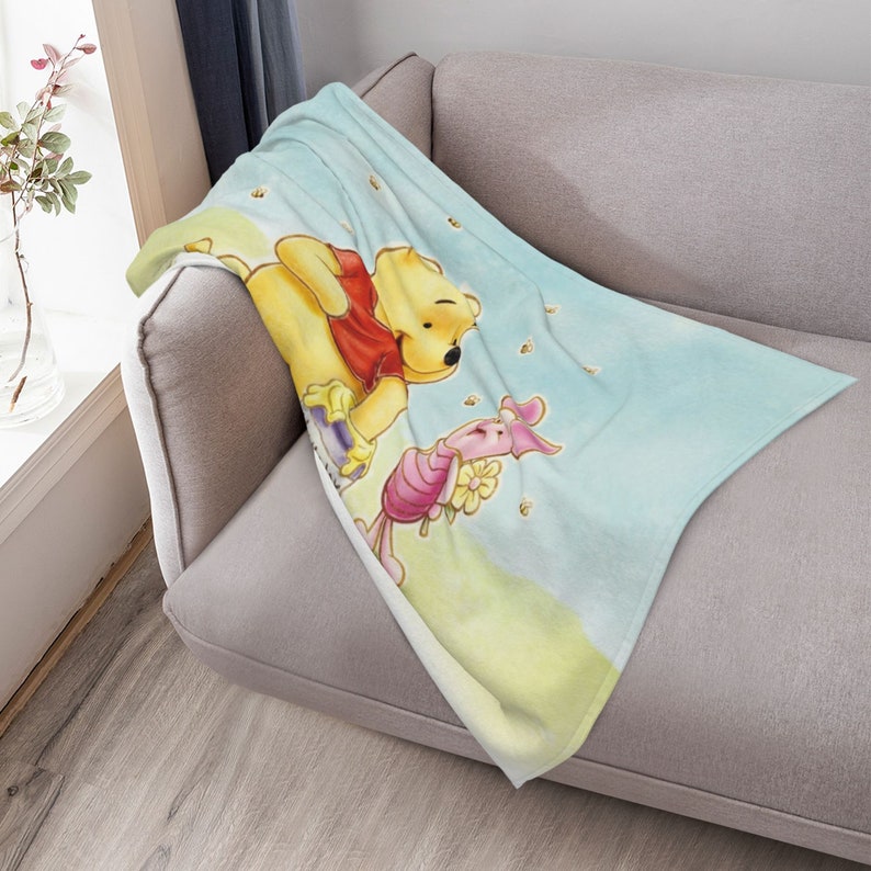 Custom Name Disney Piglet Quilt Blanket for Home Decoration and Gift - Great Gifts for Family - Image 3