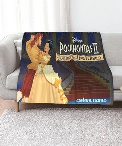 Custom Name Disney Pocahontas II Journey to a New World Quilt Bedding Set - Perfect for Bedroom Decor, Great Gifts for Family