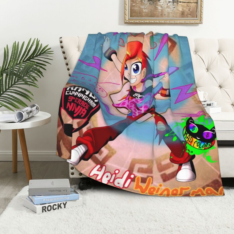 Custom Name Disney Randy Cunningham Quilt Bedding Set - Perfect for Bedroom Decor, Great Gifts for Family - Image 3
