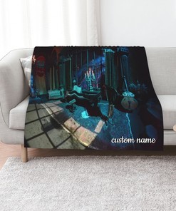 Custom Name Disney The Haunted Mansion Quilt Bedding Set - Perfect for Bedroom Decor, Great Gifts for Family