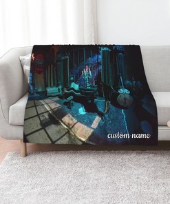 Custom Name Disney The Haunted Mansion Quilt Bedding Set - Perfect for Bedroom Decor, Great Gifts for Family